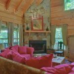 Divine Intervention Cabin Rental Living room